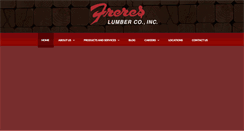 Desktop Screenshot of frereslumber.com