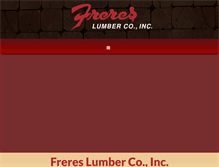 Tablet Screenshot of frereslumber.com